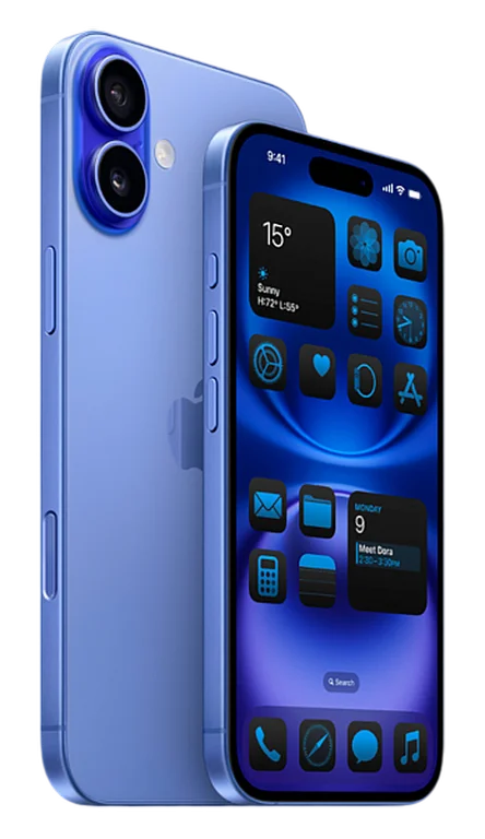 Смартфон Apple iPhone 16 Plus 128ГБ Ultramarine (Синий) (A3290) Sim+ eSim
