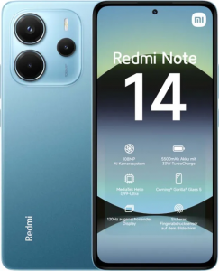Смартфон Xiaomi Redmi Note 14 8/256Gb Ocean Blue, голубой
