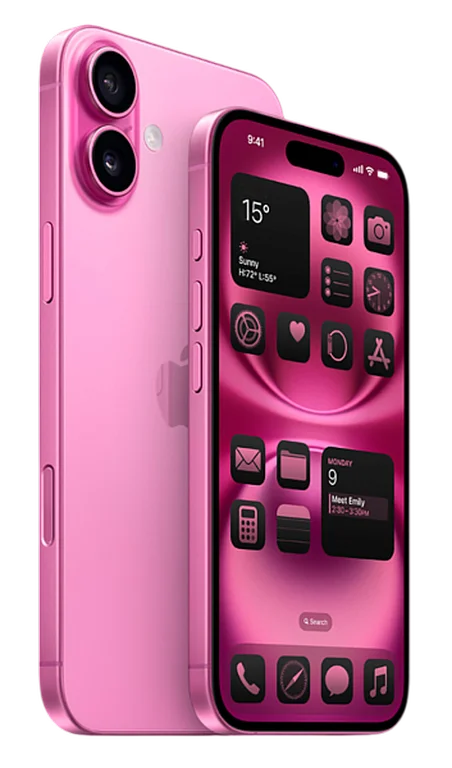 Смартфон Apple iPhone 16 128ГБ Pink (Розовый) (A3288) 2Sim CN