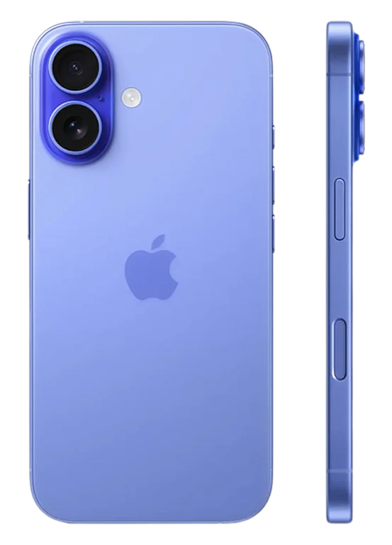 Смартфон Apple iPhone 16 Plus 128ГБ Ultramarine (Синий) (A3290) Sim+ eSim